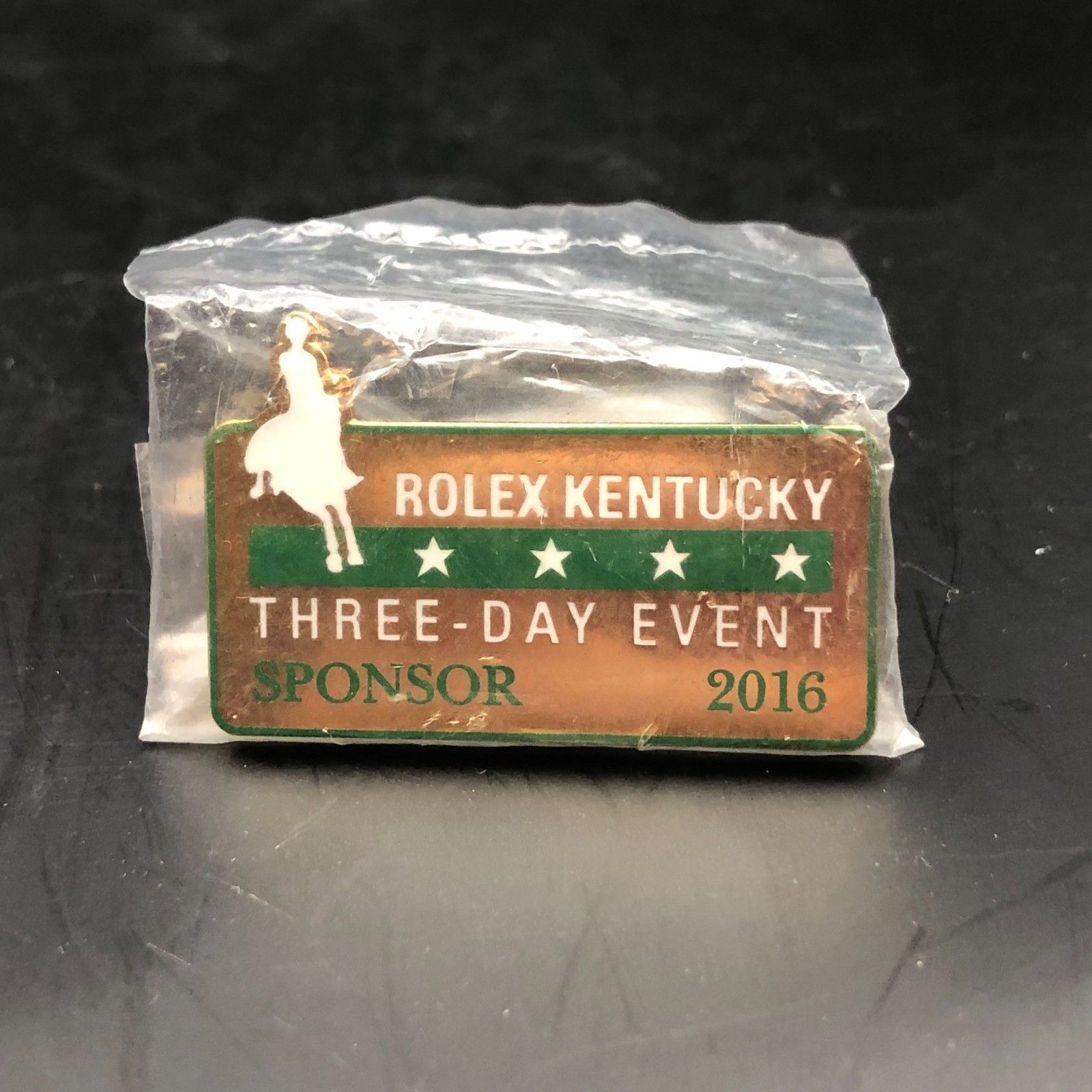 Rolex Kentucky Three Day Event Sponsor Pin 2016 Eventing Cross Country New